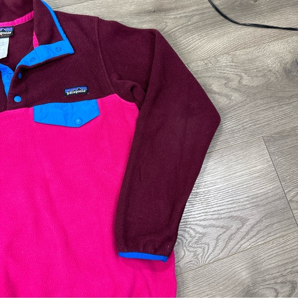Patagonia Synchilla Snap-T Fleece Pullover Sweater Women's Size XS Pink Purple - Picture 3 of 8